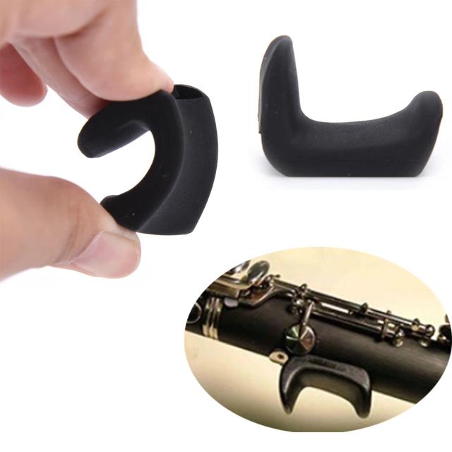 Sela Ergonômica de Borracha Macia para Clarinete e Oboé - Acessório Confortável para Dedos
