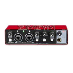Interface de áudio profissional, equipamento de placa de som para guitarra elétrica, monitor, loopback, usb, estúdio externo, gravação ao vivo, 1pc - Image 2