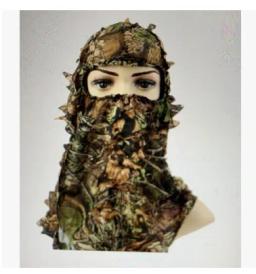 Sneaky 3d camo confortável durável deslizamento-resistente luvas de paintball folha 3d bom efeito de ocultação aves assistindo - Image 6