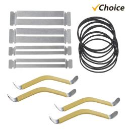 Guitar Carry Bag e Ferramentas de Reparação, Guitar Tool Kit, Cordas Ação Régua, Luthier Arquivo, Ponte Pins, Ukulele, 14Pcs, 57Pcs, 74Pcs - Image 3