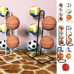 Rack De Armazenamento De Basquete Para Crianças, Cesta De Armazenamento De Futebol, Em Casa, Multi-Camada, Exibição, Interior - Image 1