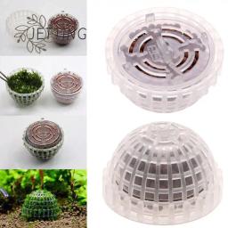 Plástico Aquário Moss Bola Filtro, aquático Pet Supplies, decorações para Camarão, Fish Tank, Pet Products, Decoração, 1Pc - Image 1