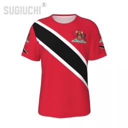 Camisa de camisa para os fãs de futebol de futebol presentes roupas personalizadas camiseta unisex nação camiseta de trinidad e tobago - Image 1