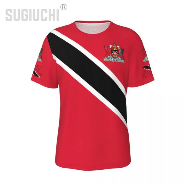 Camiseta Personalizada Unissex da Nação de Trinidad e Tobago para Fãs de Futebol