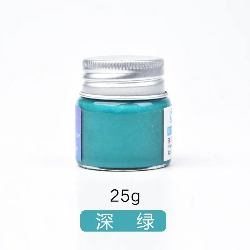 Tinta aquarela de cerâmica para arte DIY, ferramentas de pintura underglaze, pintura à mão profissional, segura, não tóxica, 12 cores, opcional, 25g - Image 1