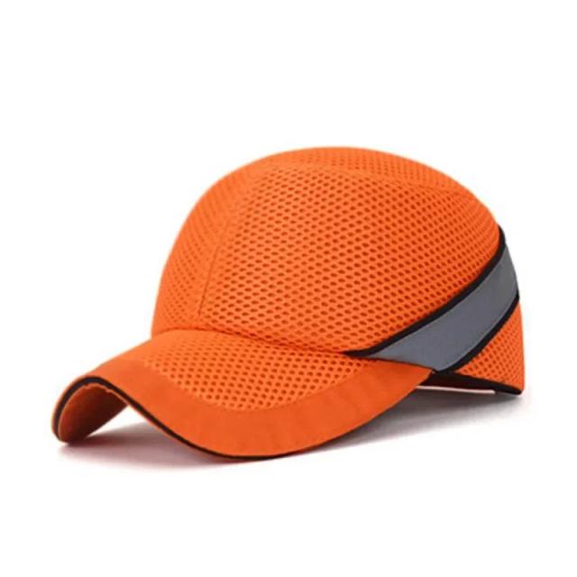 Capacete de Segurança para Trabalho com Tampa de Colisão e Casca Interna Dura Estilo Chapéu de Beisebol na Loja de Fábrica