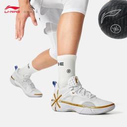 LI-NING Wade Shadow 6 V2 Tênis esportivos profissionais de basquete masculino antiderrapante rebote tênis de jogo de basquete ABPV021 - Image 3