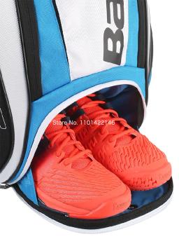 Babolat Pure Series Bag para mulheres e homens, mochila de tênis, compartimento de sapato independente, detém até 2 raquetes, original - Image 4