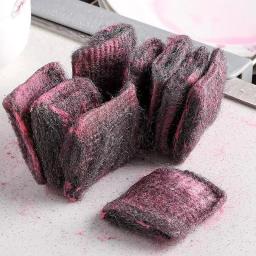 Conjunto de almofadas de esfrega de fio de aço, 10 peças para itens de acessórios de limpeza de cozinha, escova de sabão elétrica com removedor de óleo, esponja de lavar louça - Image 1
