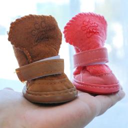 Novo cão de estimação quente gato sapatos de inverno para cães antiderrapante botas de neve do cão chihuahua shih tzu sapato melhor venda 2022 produtos sapatos para cães - Image 6