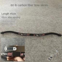 50-80lbs de fibra de carbono arco peças aço manganês caça arco e setas para adulto brinquedo ao ar livre arco peça - Image 4