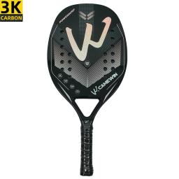 Camewin-raquete de tênis de praia para homens e mulheres, fibra de carbono completa 3K, superfície áspera, esportes ao ar livre, adulto, novo - Image 1