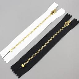Metal Zipper para Costura, Zip para DIY, Acessórios de Vestuário, Jeans Zippers, Ferramentas para Costura Vestuário, 8-25cm, 10PCs - Image 2