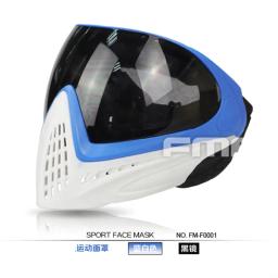 Novo f1 rosto cheio máscara de segurança protetor facial airsoft paintball anti-nevoeiro óculos máscara F0001-F0021 - Image 3