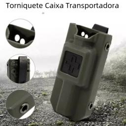 Torniquete tático com caixa de armazenamento, Saco militar de emergência ao ar livre, Pacote Médico MOLLE, Ventilador militar para sangue, Gato - Image 4