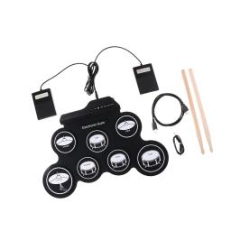 Kits de Bateria Eletrônica Portátil com Baquetas, Bateria de Silicone, Instrumento de Música, Prático, Elétrico, Roll Up - Image 2