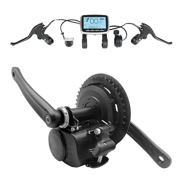 Tongsheng TSDZ2B 48V 750W Motor Dupla Embreagem Mid Drive Ebike Kit Conversão Sensor de Torque