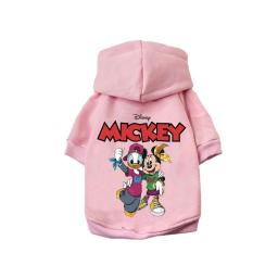2022 nova disney roupas para cães de estimação minnie mouse hoodie companheiro acolhedor filhote de cachorro pequeno médio camisola do cão francês chihuahua pug s-xxl - Image 4