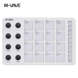 M-VAVE Pad lançamento portátil, SMC-PAD Interface, pequeno controlador MIDI sem fio, teclado percussão adequado - Image 2