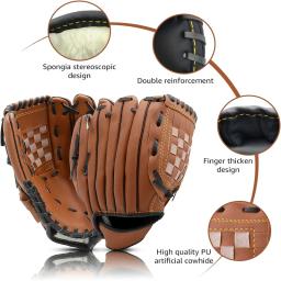 Baseball Softball Practice Equipment for Kids and Adults, Outdoor Sport Equipment, Left Hand Training, Homens e Mulheres, Size 9.5, 10.5, 11.5, 12.5 - Image 5