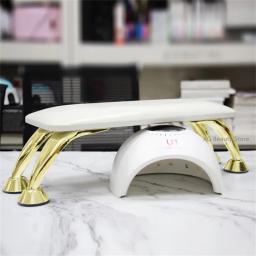 Couro prego mão resto stand, ferramenta manicure, travesseiro, descanso de braço, pulso, artista, multifunções, 1pc - Image 1