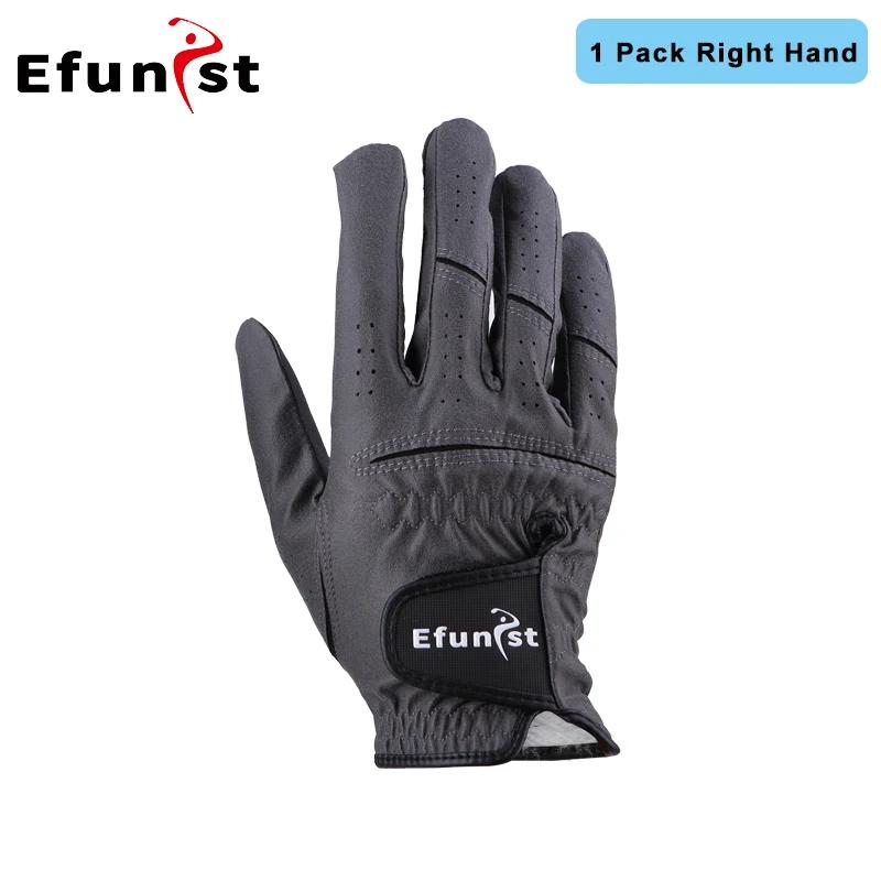 Luvas de golfe luva masculina mão esquerda/direita 2 cores branco macio cinza escuro balanço colocando partículas de treinamento respirável luvas namib - Image 1