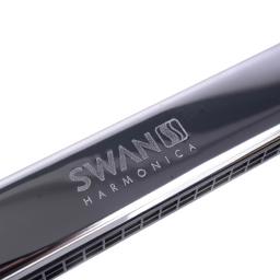 Swan SW24-4 tremolo gaita 24 buracos 48 tons c chave com caixa preta - Image 3