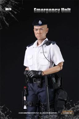 1/6 Ásia HK Bald Detective Sr. Liu Handsome Guy Full Set Moveable Action Figures Para Fãs Colete Minitimes M020 - Image 4
