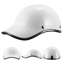 Capacete aberto de motocicleta para homens e mulheres, bicicleta, boné de beisebol, ciclismo de segurança, meio, novo, 2024 - Image 3