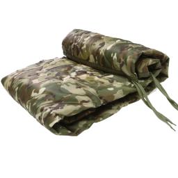 Forro tático do poncho do exército, camuflagem, repelente de água, cobertor acolchoado de madeira, adequado para acampar, tiro, caça - Image 1