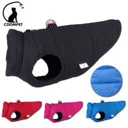 À prova dwaterproof água jaqueta de inverno quente roupas para cães pequenos filhote de cachorro gato colete chihuahua traje pug poodle yorkie schnauzer casacos - Image 1