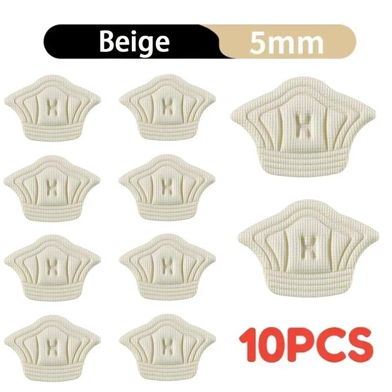 5 pares palmilhas para sapatos remendo almofadas de calcanhar para sapatos esportivos tamanho ajustável pés almofada palmilha protetor de calcanhar adesivo traseiro almofada de sapato - Image 1