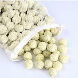 Bolas bacterianas para o crescimento de algas, Material do filtro do aquário, Melhorar a qualidade da água, Amarelo - Image 1