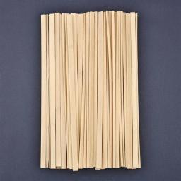 Fatia de passador de bambu plana para artesanato e modelismo, materiais móveis bricolage, durável, modelo de construção, ferramenta de madeira, 5-50cm - Image 5