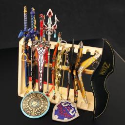 Espada Periferia de Zelda de Tamanho Grande para Crianças, Coleção Link Master, Arma de Metal, Brinquedo Modelo, Lágrimas do Reino, Escudo Haila - Image 1