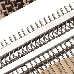 Máquina de escurecimento de metal para tear pequeno, Ferramentas têxteis DIY, Faz costura bonita, Fun Mending Loom, Speedweve Type Weave Tool - Image 4