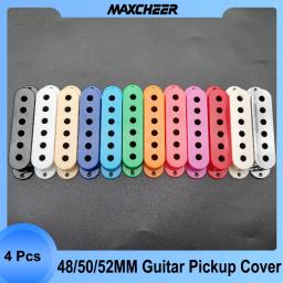 Capas de captador Single Coil para guitarra elétrica, Multi Color, ST SQ, Tampa Shell, Top, 4Pcs, 48mm, 50mm, 52mm - Image 1