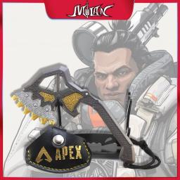 Real Steel Axe Sword for Boys, Arma da Herança, Arma, Clube de Guerra, Herança, Modelo de Metal com Coldre, Brinquedos de Segurança, Apex Legends, 13cm, 15cm, Presentes para Meninos - Image 1