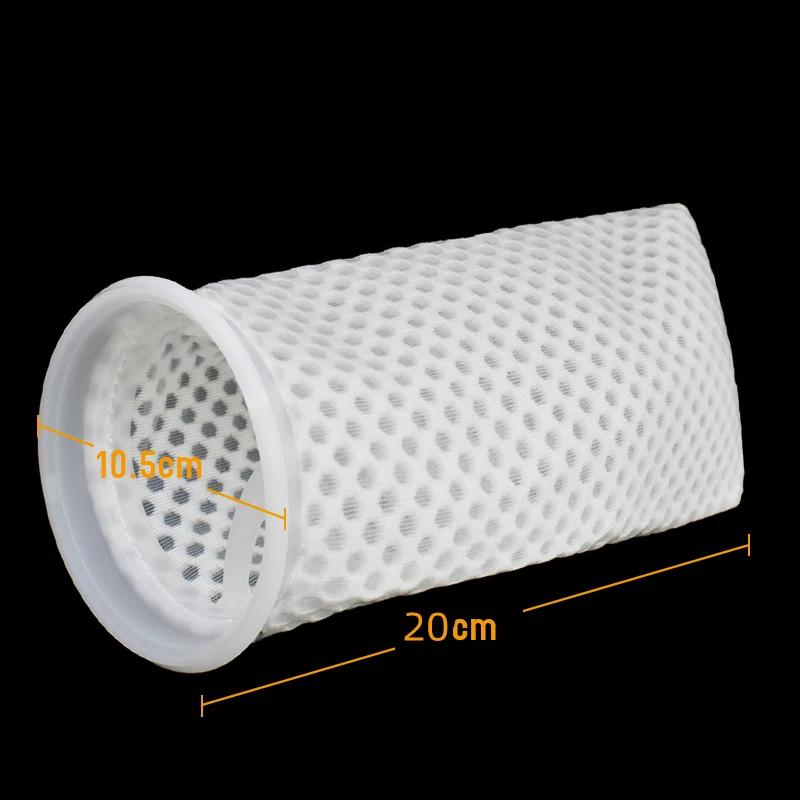 Filtro do tanque de peixes, filtro inferior do aquário, malha de nylon, nano saco mágico cobertor, algodão pp, alta absorção, 4 ", 100 mesh, 1pc - Image 1