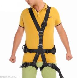 Arnês de escalada ao ar livre árvore escalada segurança rapel ferramenta cintos de segurança de corpo inteiro equipamentos escalada - Image 2