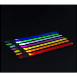 Braçadeira de luz LED para esportes ao ar livre, cinto de segurança, braço, perna, pulseira de advertência, ciclismo, bicicleta, bicicleta, festa, noite, corrida, suporte, 2pcs - Image 3