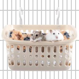 Cama Pendurada na Gaiola para Hamster, Rede, Acessórios para Animais, Papagaio, Rato, Voando, Rato, Pássaro, Cobaia - Image 1