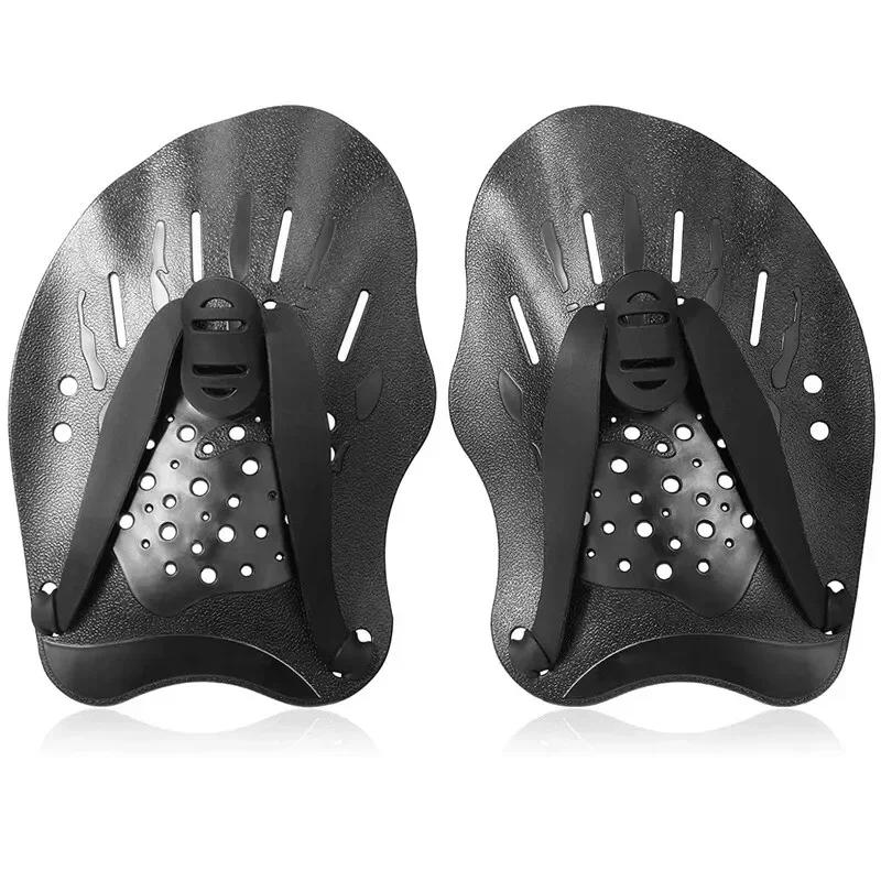 Protetores de Mão Ajustável Masculina e Feminina, Treino de Natação, Protetores de Mão em Silicone, Freestyle, Adulto, 1 Par - Image 1