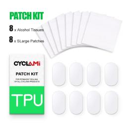 CYCLami-Bike Inner Tube Tire Patch Repair Kit, Material TPU, poderoso, Glue-Free, estrada, MTB, Folding, Patching Tools, bicicleta, 8 pcs - Image 1