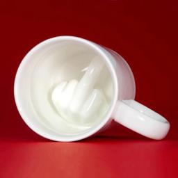 Caneca cerâmica do dedo médio para misturar café e leite, Design criativo, copo de água engraçado, estilo novidade, branco - Image 4