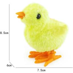 5 pçs novidade pulando frango páscoa acabar pintainho brinquedos mordaça de pelúcia bebê pintinhos brinquedos favores suprimentos adereços presente para crianças meninos meninas - Image 6