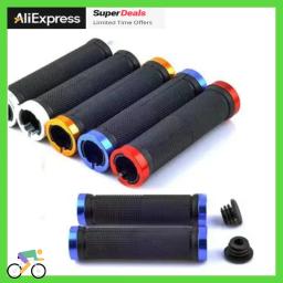 Apertos De Bicicleta De Borracha, Anti Slip Grips, Punhos MTB, Tampa Do Guidão Da Bicicleta, BMX Mountain Bike Bloqueio Em Alças, Acessórios De Bicicleta - Image 1