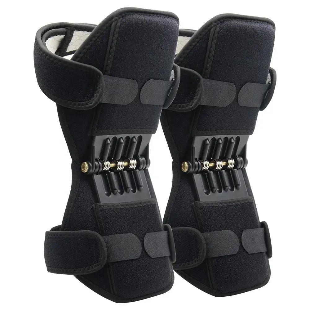Confortável Material Respirável Primavera Knee Booster, Power Knee Support - Image 1