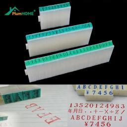 Álbum de carimbo alfabeto DIY com tinta impressão, carimbo de casamento, símbolo número, selo, combinação, diário, trabalho, diário - Image 1