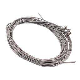 Cordas de baixo em escala curta, cordas de guitarra, acessórios de peças elétricas de aço, conjunto de aço inoxidável de carbono, substituição de metal em enrolado plano - Image 6